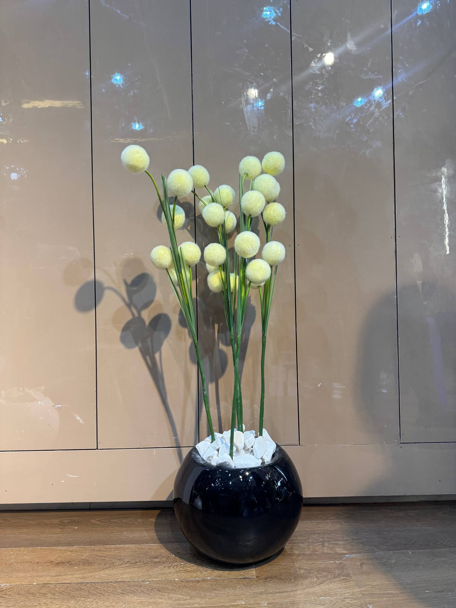 Ball fibre potted plant Plants decor from Eleos Decor 2