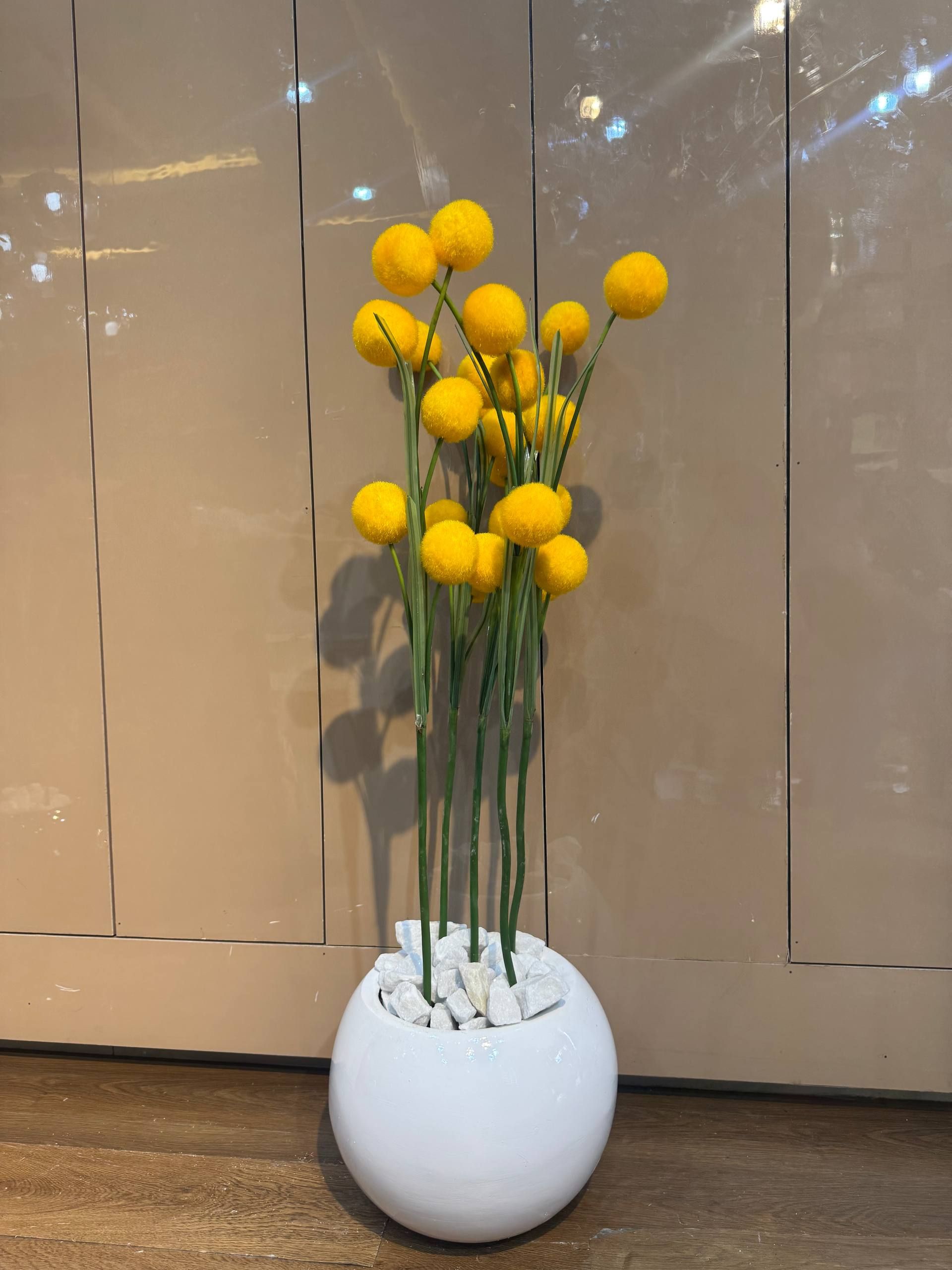 Ball fibre potted plant Plants decor from Eleos Decor 3