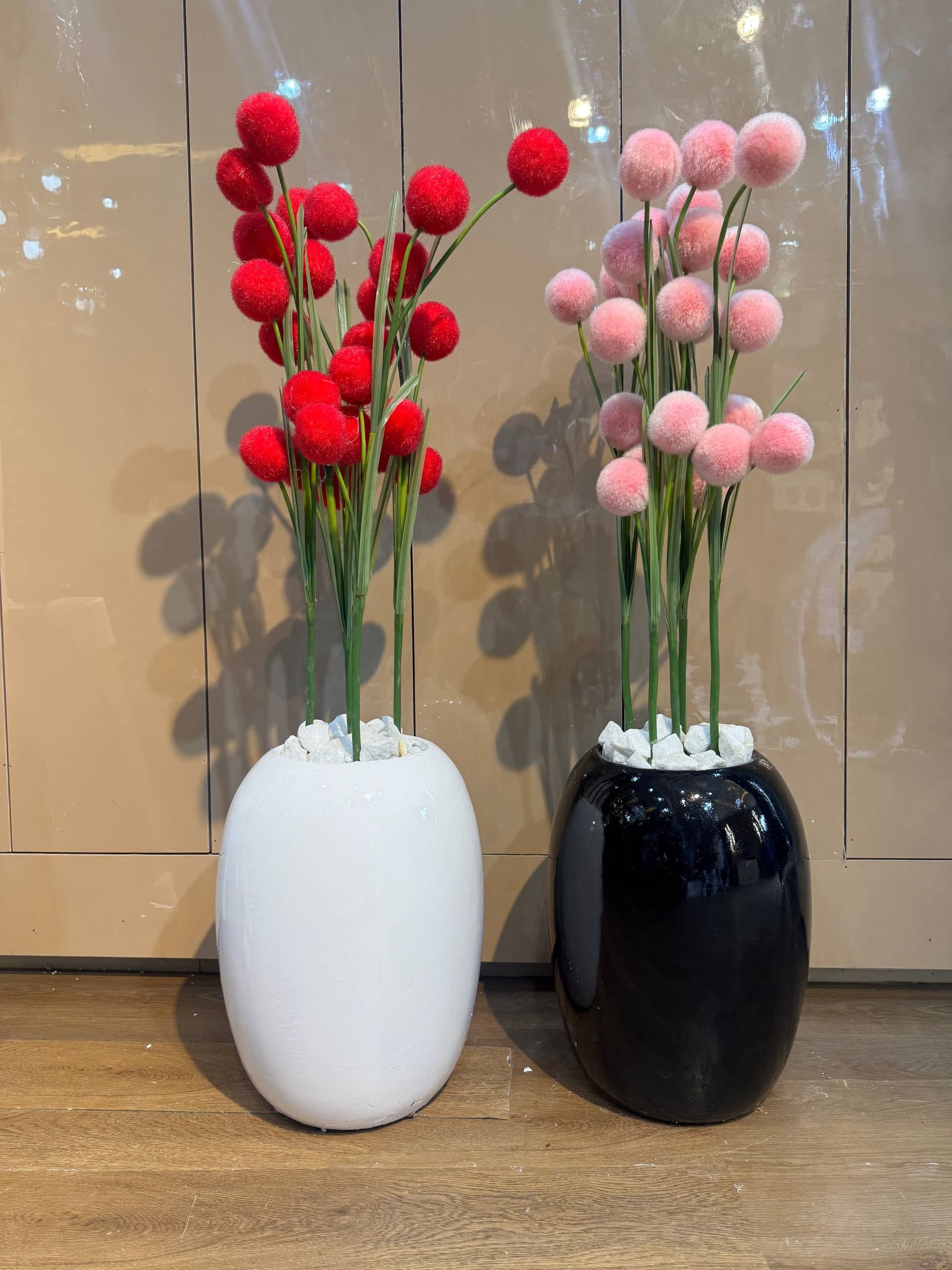Mini egg fibre potted plant Plants decor from Eleos Decor