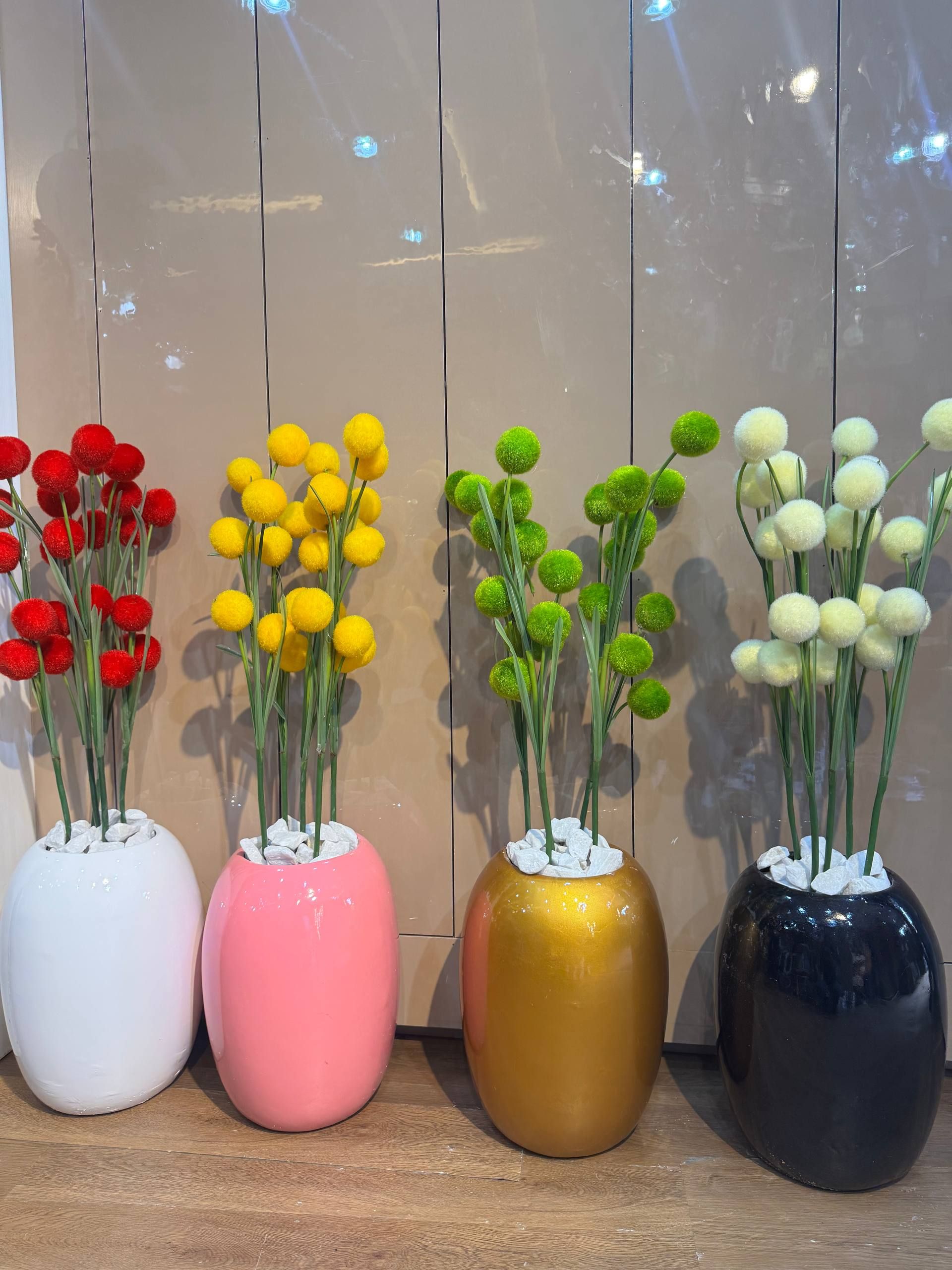Mini egg fibre potted plant Plants decor from Eleos Decor 3