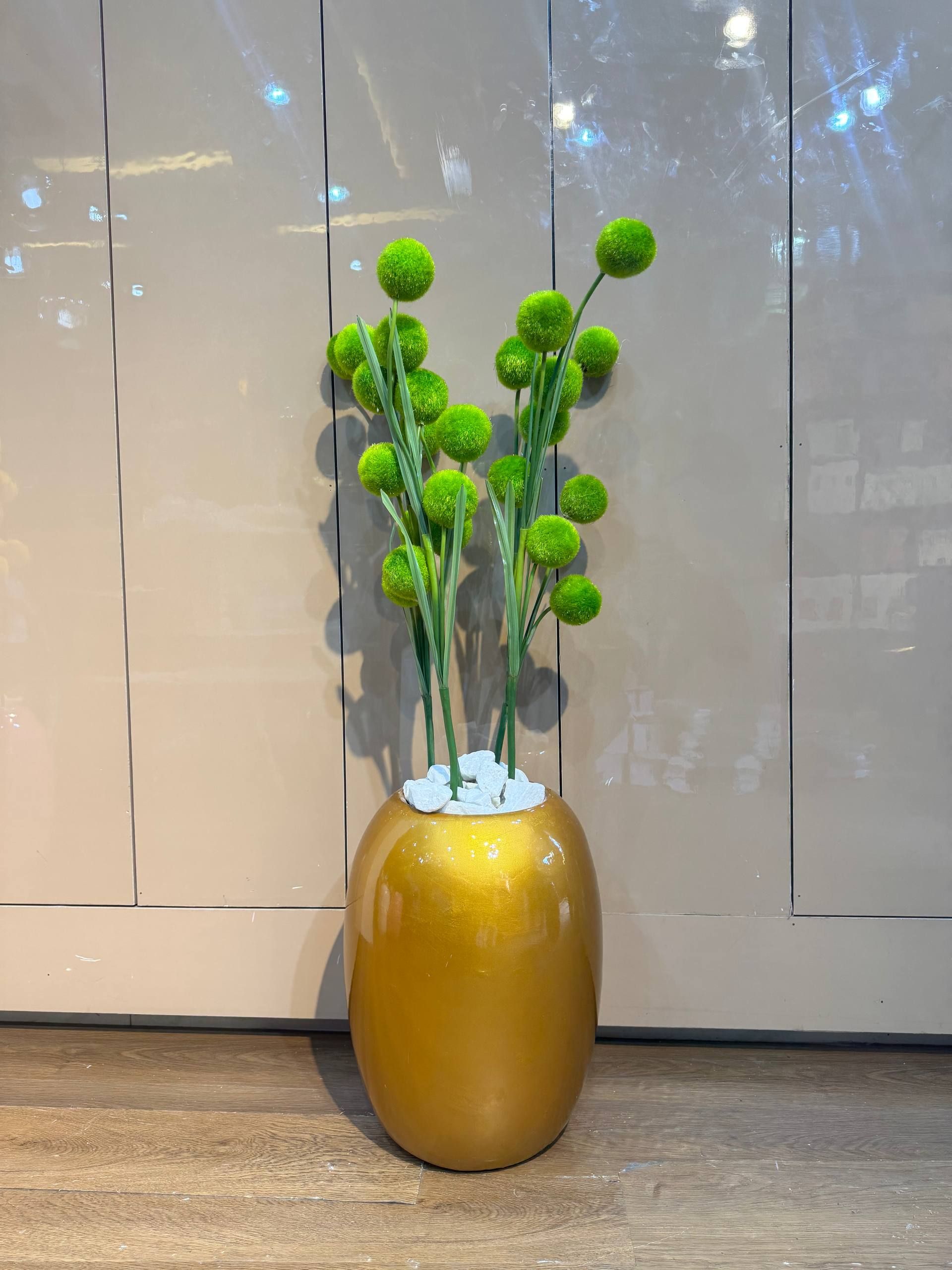 Mini egg fibre potted plant Plants decor from Eleos Decor 4