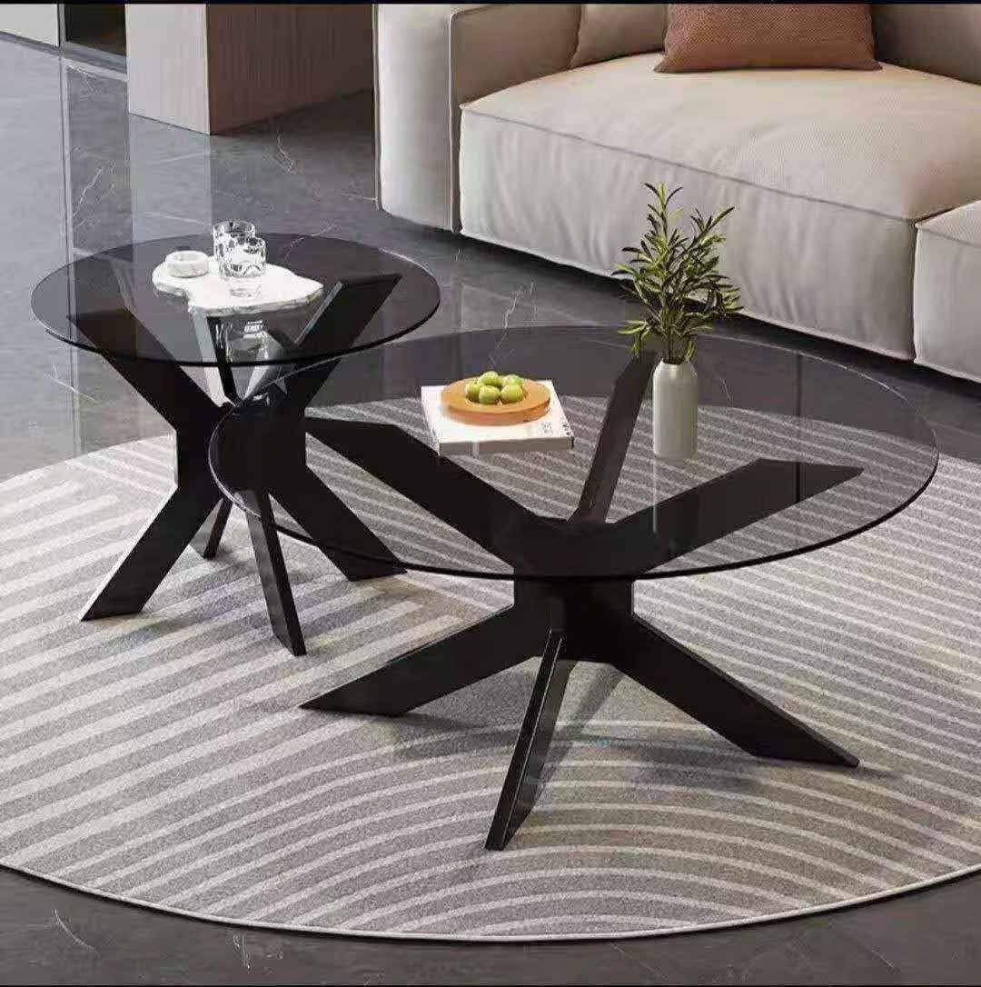 2 in 1 glass center table Tables decor from Eleos Decor 2
