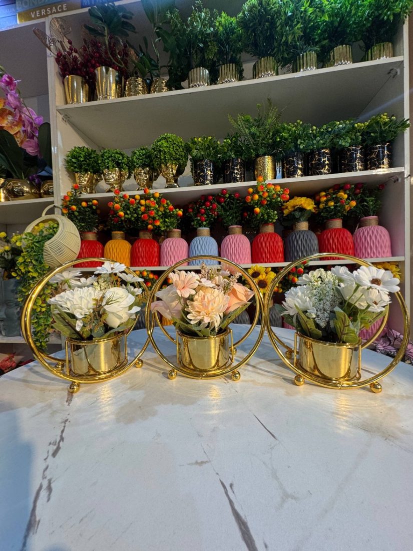 Thick caged Table top flower Flowers decor from Eleos Decor main product view