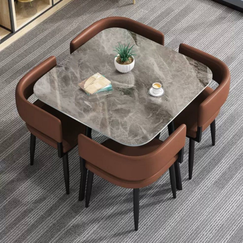 Modern stone dining set Dining Sets decor from Eleos Decor 2