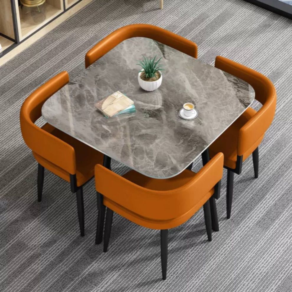 Modern stone dining set Dining Sets decor from Eleos Decor 6