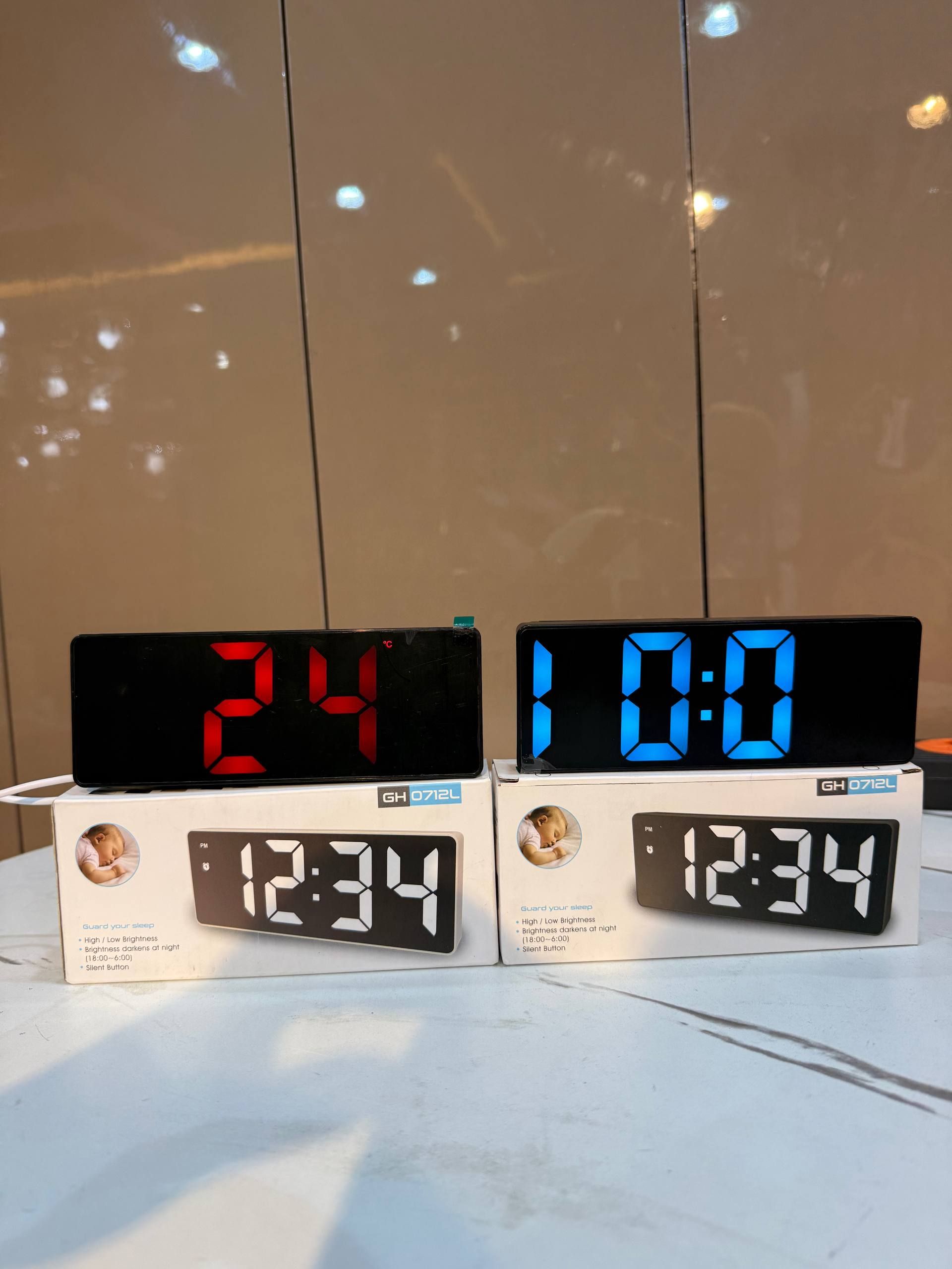 Portable LED digital calendar /clock Wall Clocks decor from Eleos Decor 2