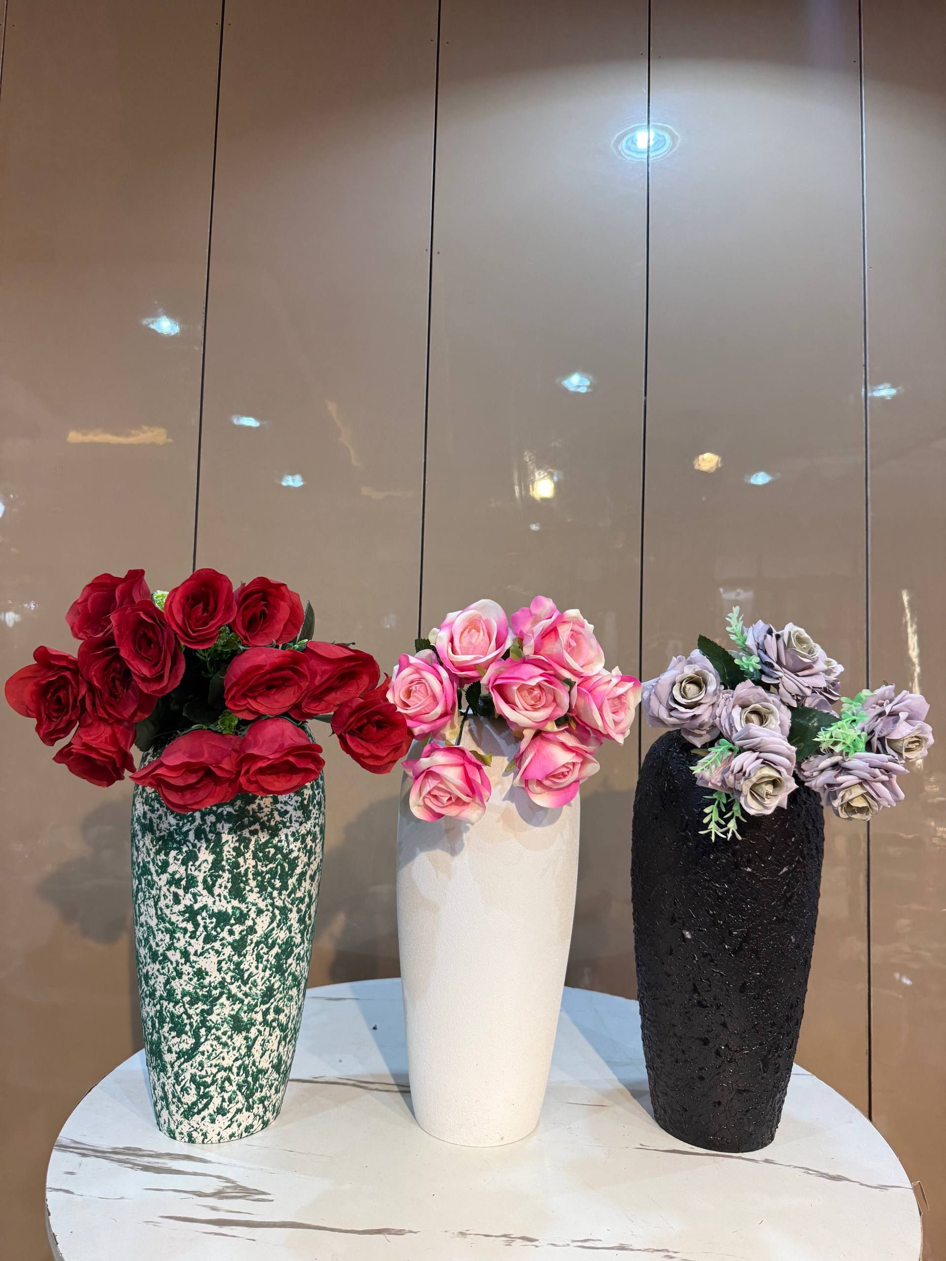 Long vase with flower Flowers decor from Eleos Decor 2