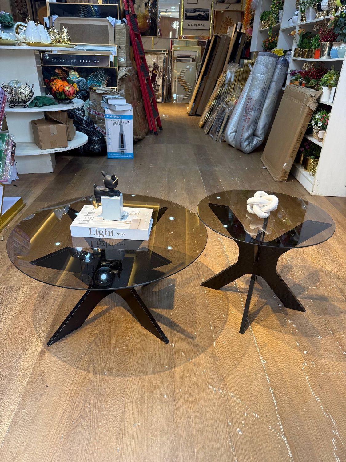 2 in1 glass center table Tables decor from Eleos Decor