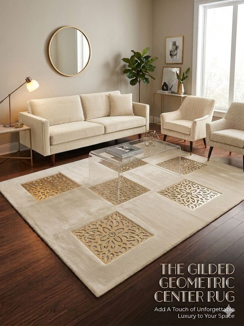 Center rug Rugs decor from Eleos Decor main product view