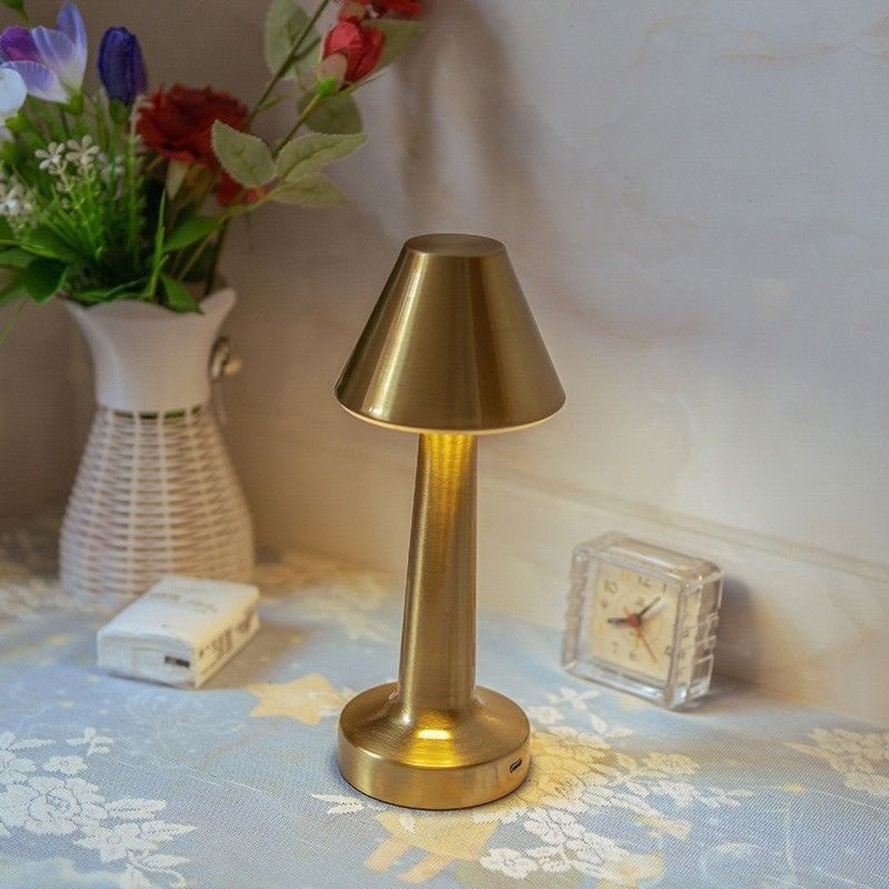 Rechargeable Umbrella Table Lamp Lighting decor from Eleos Decor main product view