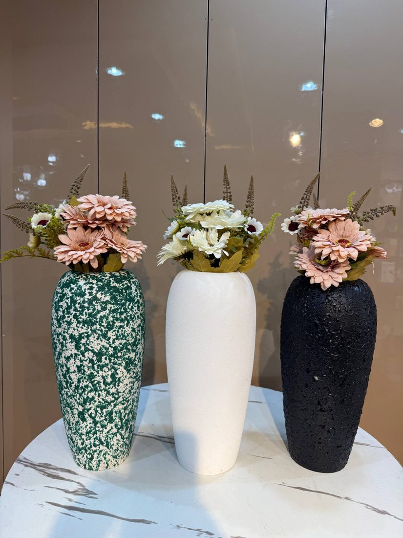 Long vase with flower Flowers decor from Eleos Decor main product view