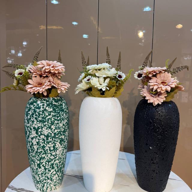 Long vase with flower Flowers decor from Eleos Decor