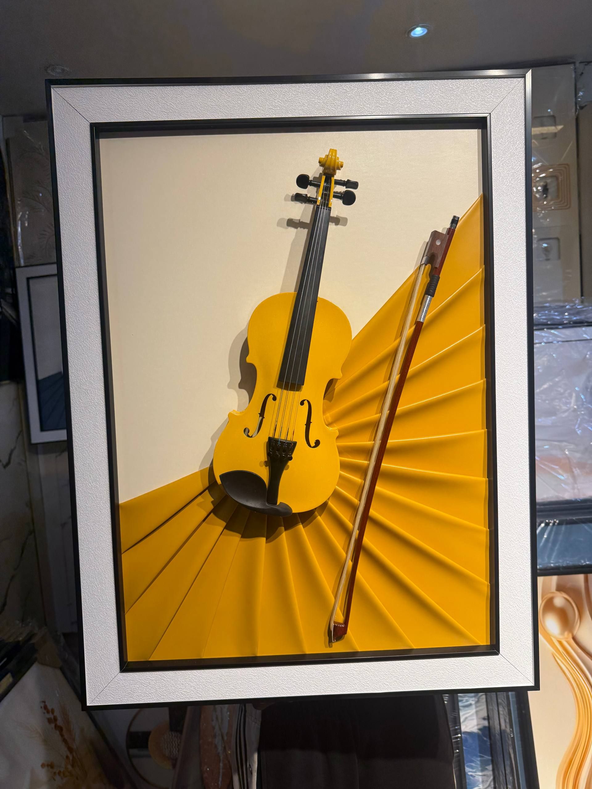LUXURY violin Art frame Frames decor from Eleos Decor