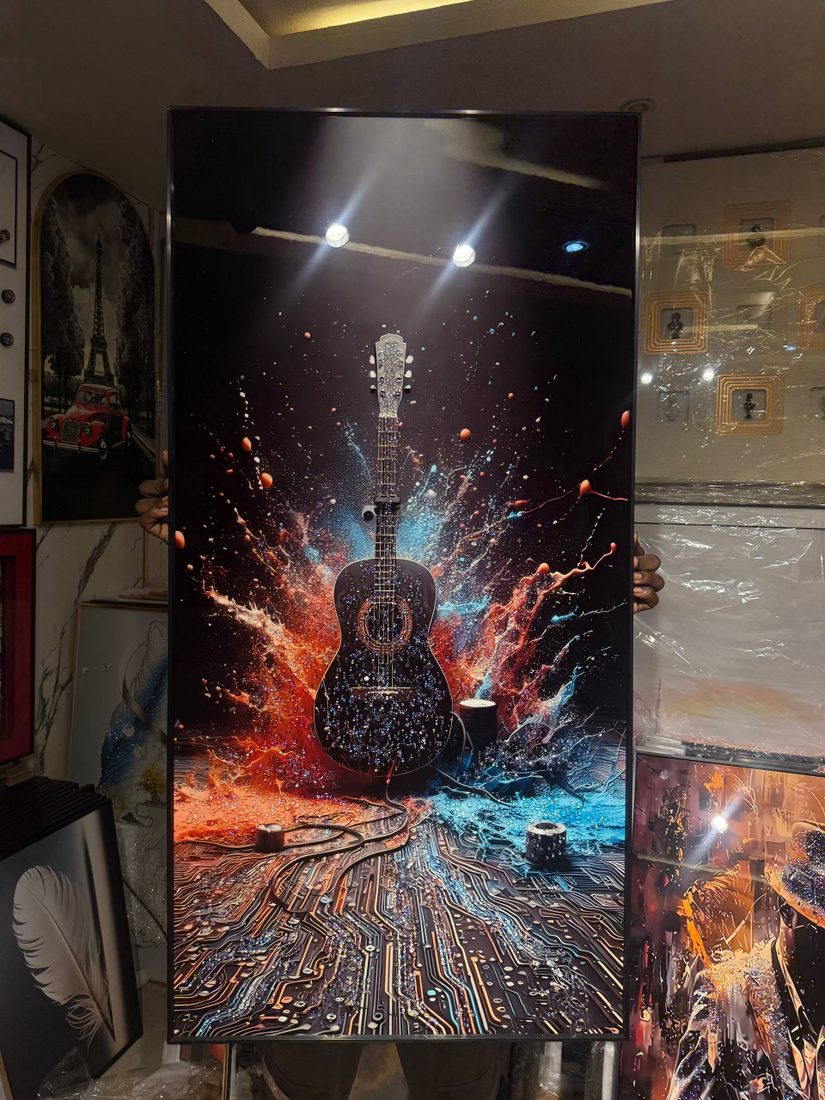 Luxury Crystal Wall Acrylic stoned Art Frame Frames decor from Eleos Decor main product view